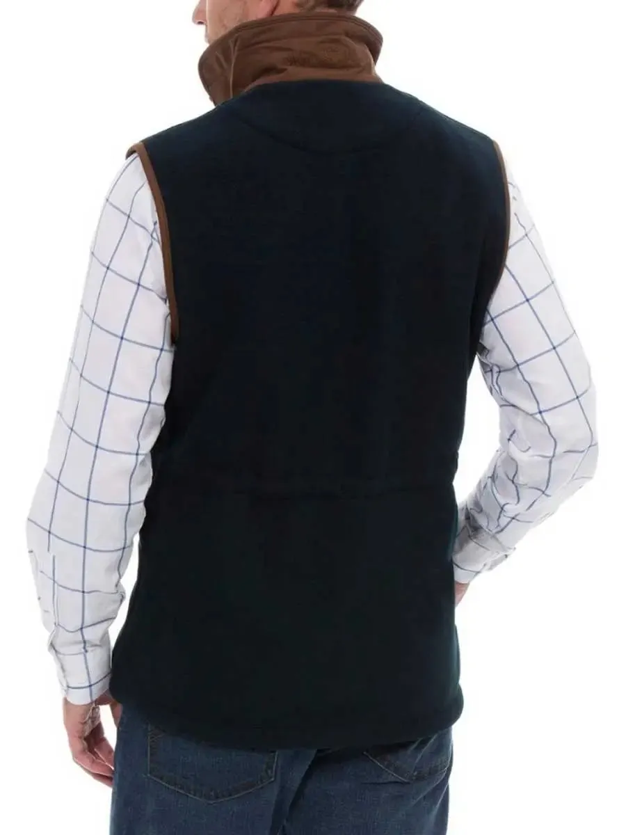 ALAN PAINE Aylsham Mens Fleece Gilet - Dark Navy