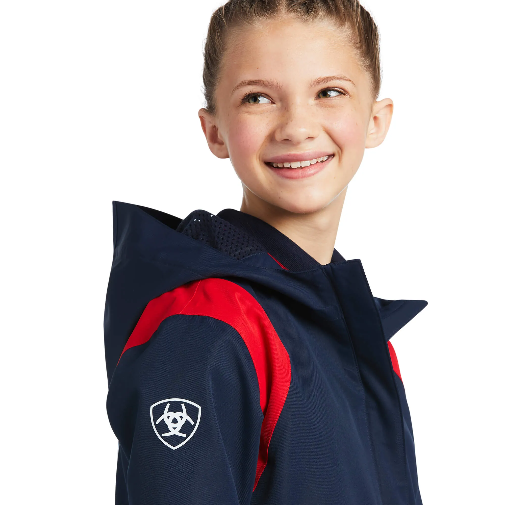 ARIAT Kids Spectator Waterproof Jacket - Team Navy