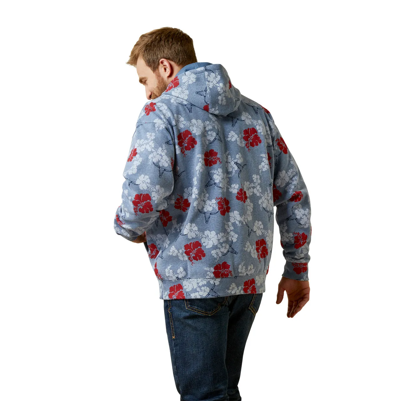 Ariat Men's Floral Western Aloha Hoodie