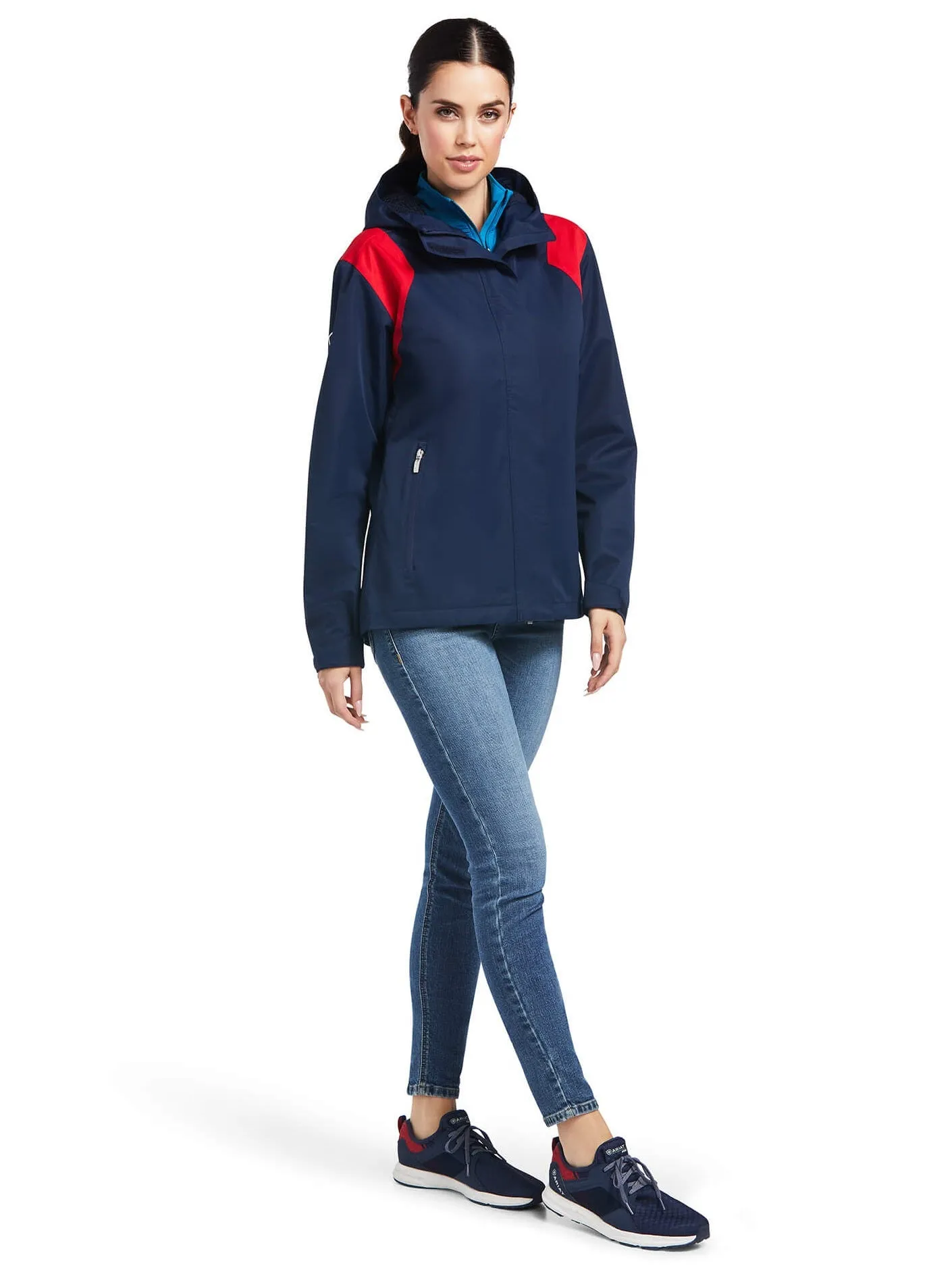 ARIAT Women's Spectator Waterproof Jacket - Team Navy