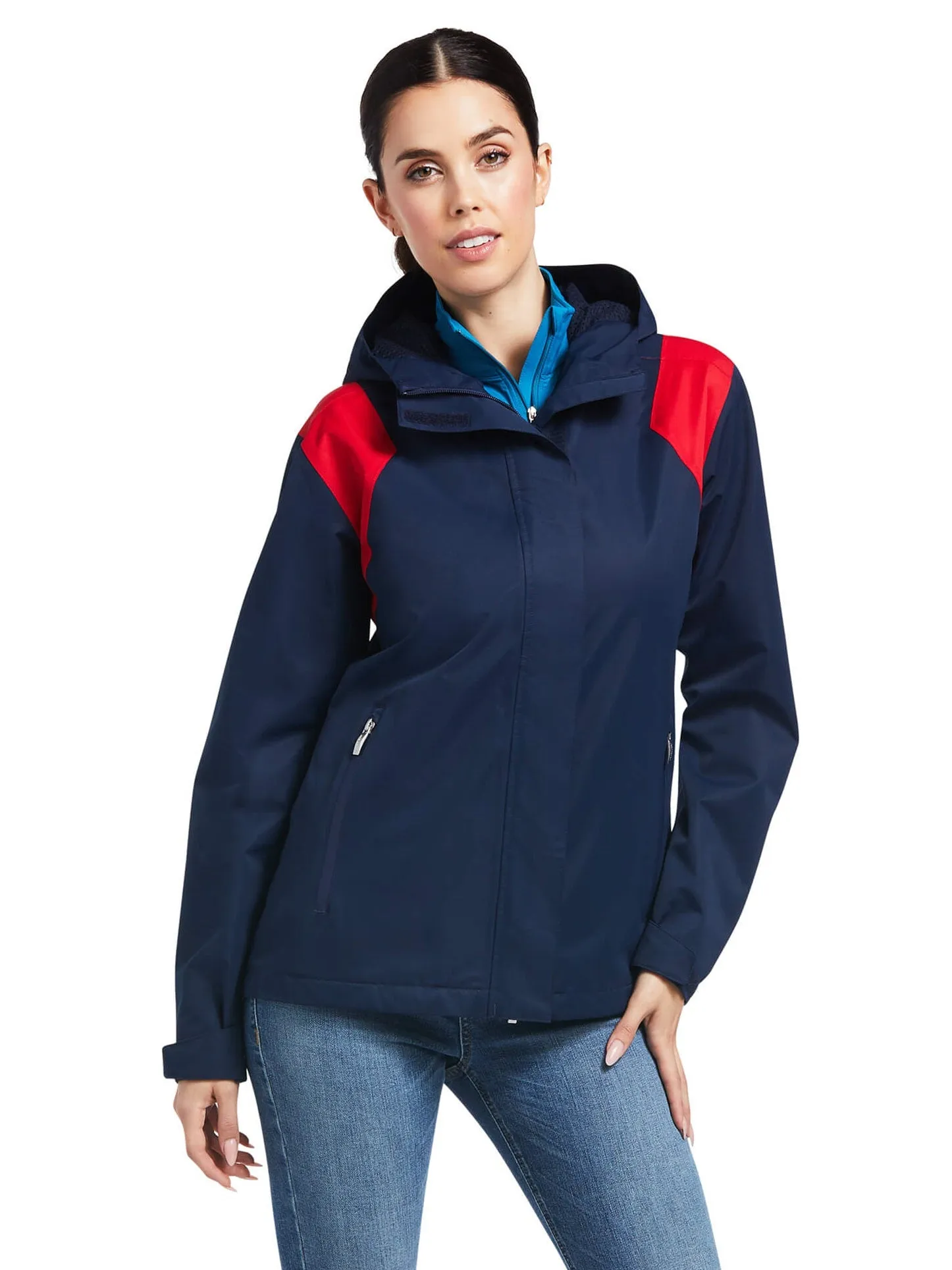 ARIAT Women's Spectator Waterproof Jacket - Team Navy