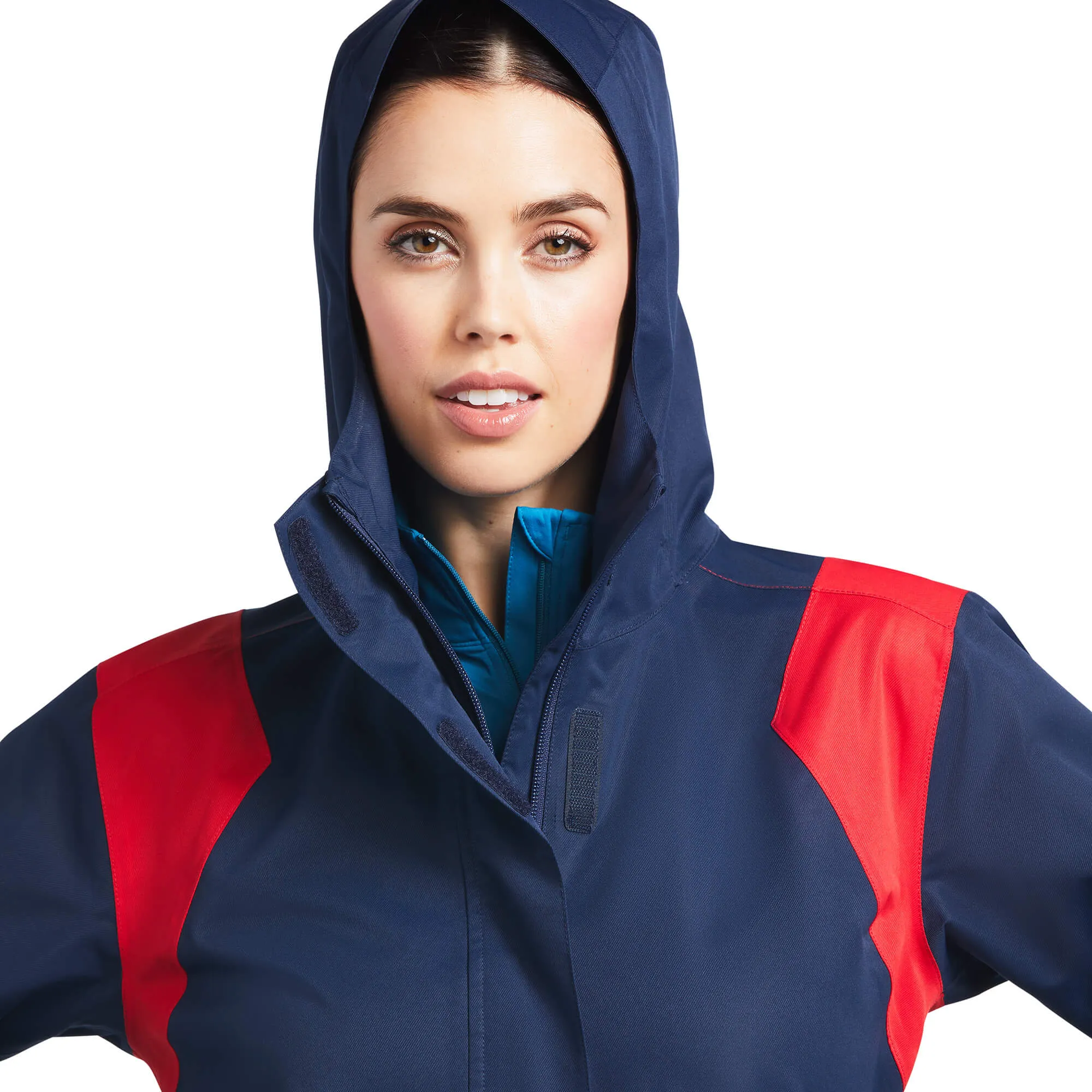 ARIAT Women's Spectator Waterproof Jacket - Team Navy