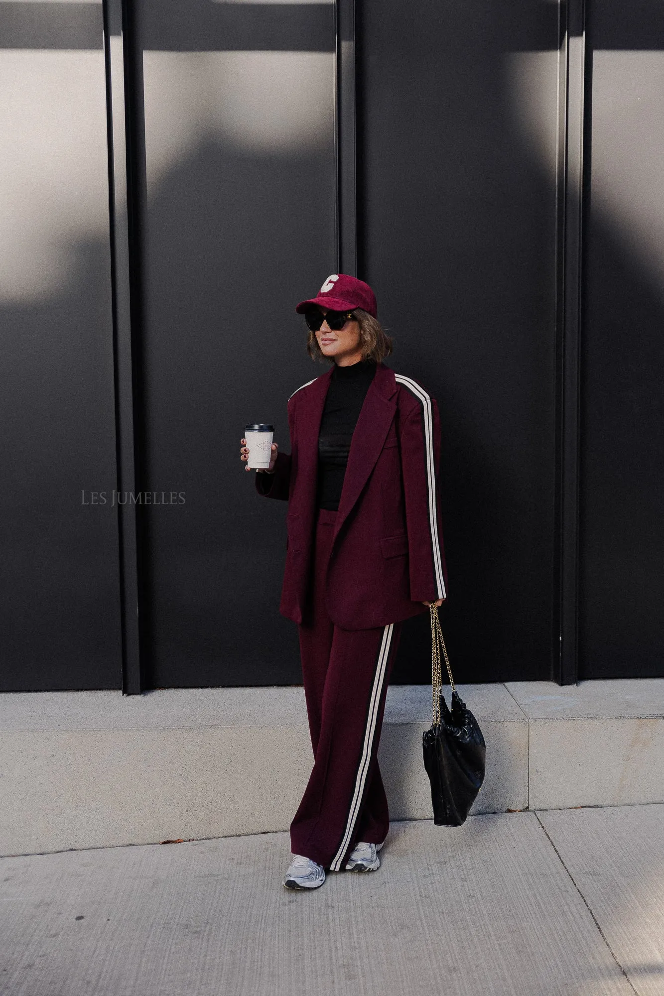 Aurelia oversized blazer burgundy