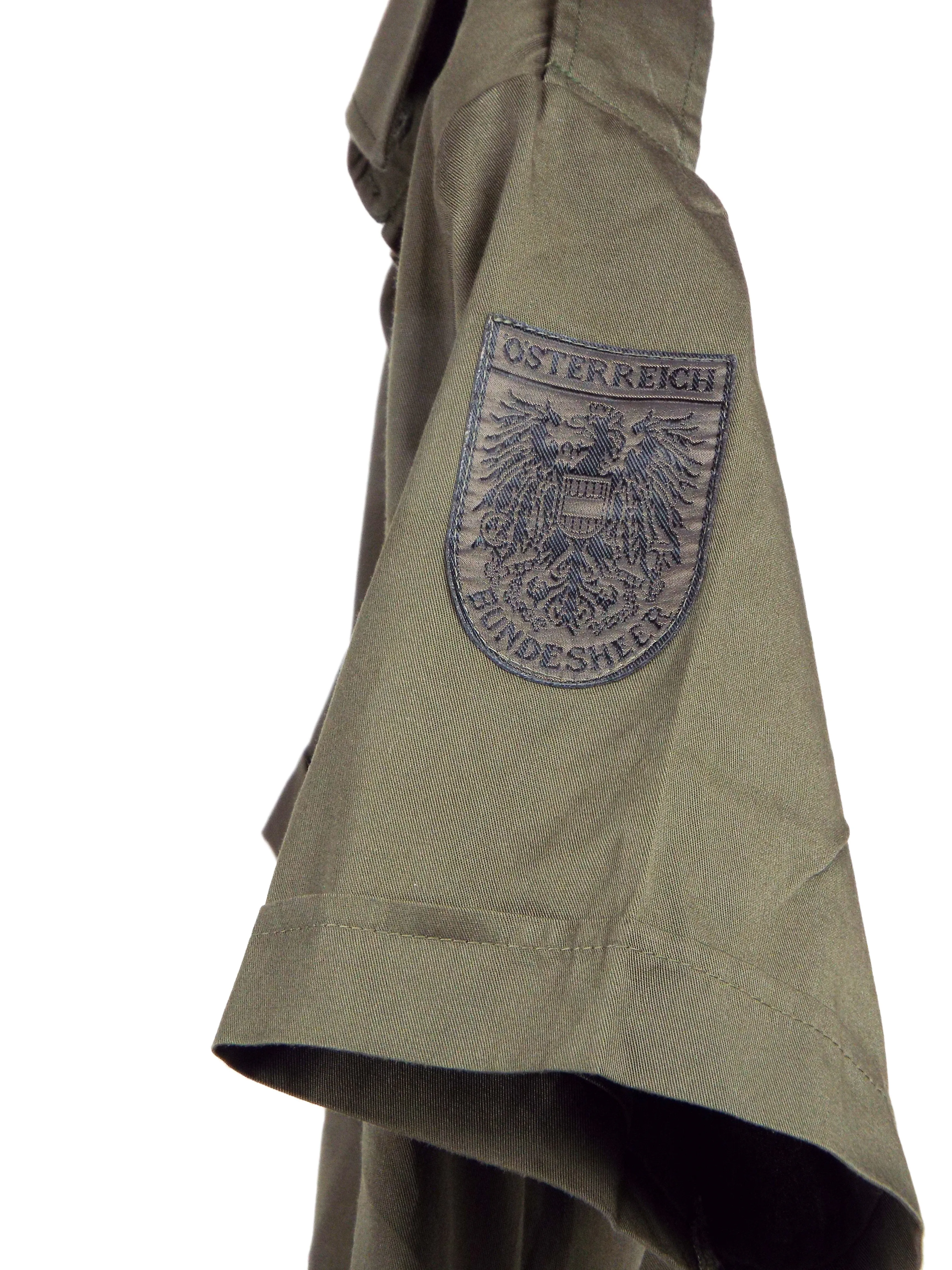 Austrian Military Lightweight Short Sleeved Shirt