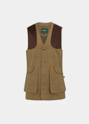 Axford Men's Waterproof Lightweight Shooting Waistcoat In Glen - Shooting Fit