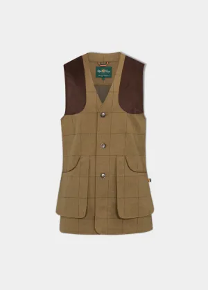 Axford Men's Waterproof Lightweight Shooting Waistcoat In Glen - Shooting Fit