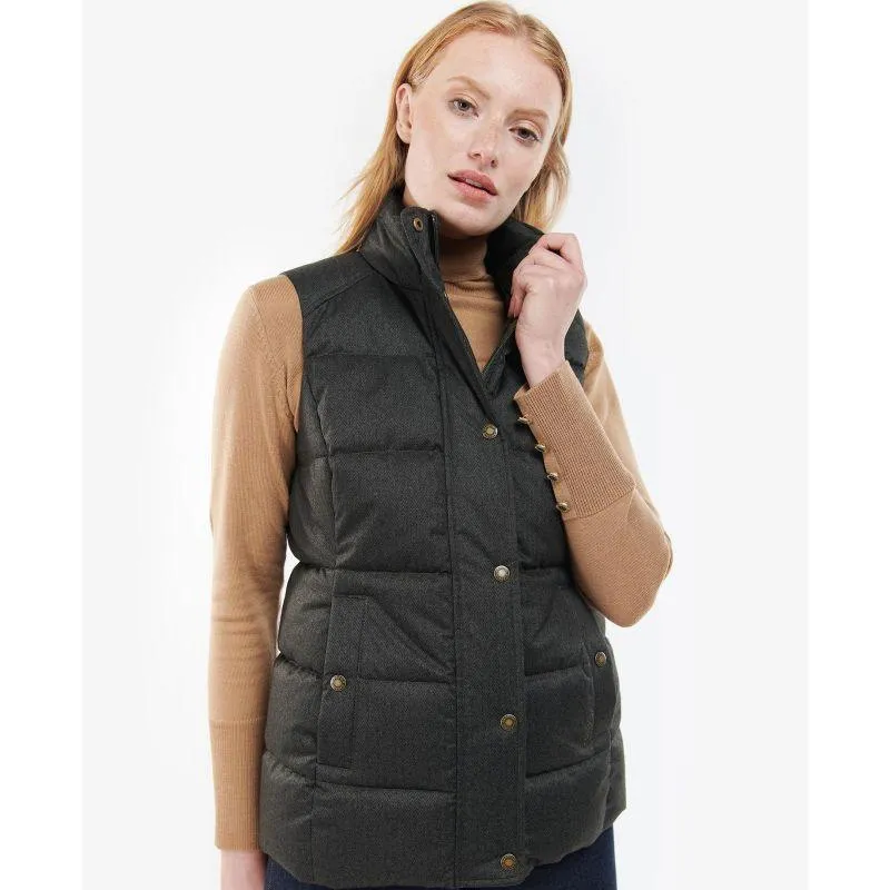 Barbour Foxglove Ladies Baffle Gilet - Olive