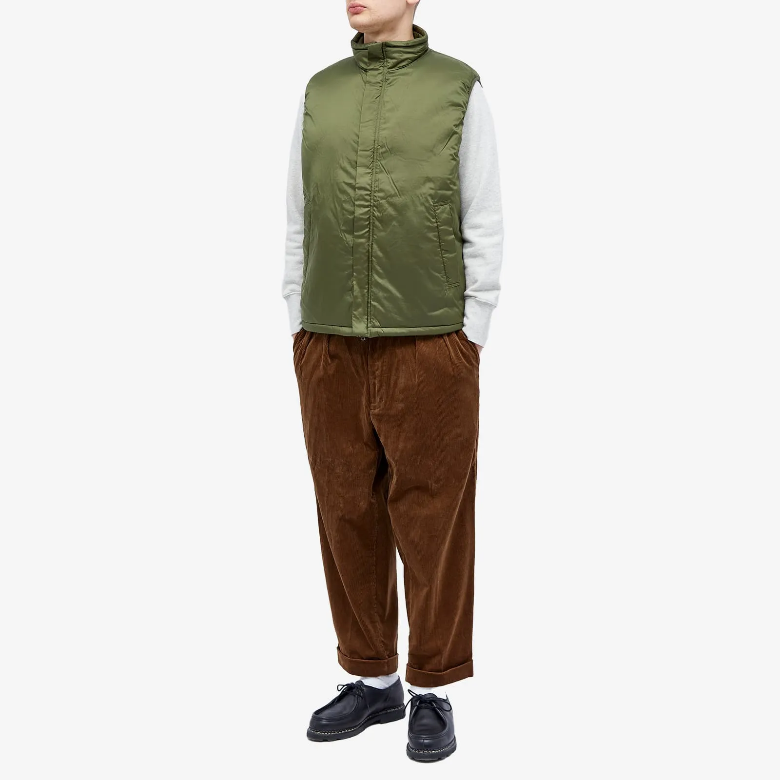 Beams Plus Mil Ripstop Puff Vest, olive