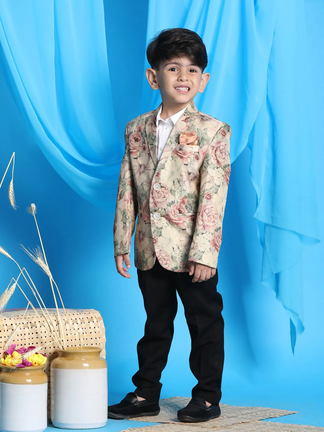 Boy's Brown Blazer - Vastramay Boys