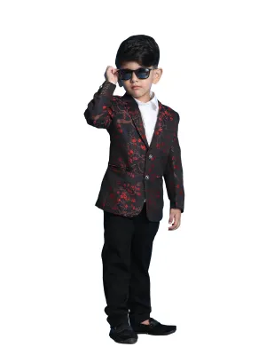 Boy's Maroon Blazer - Vastramay Boys