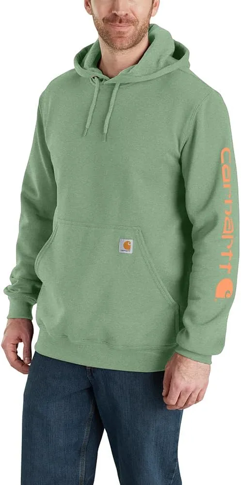 Carhartt Men's Loose Fit Midweight Logo Sleeve Graphic Sweatshirt