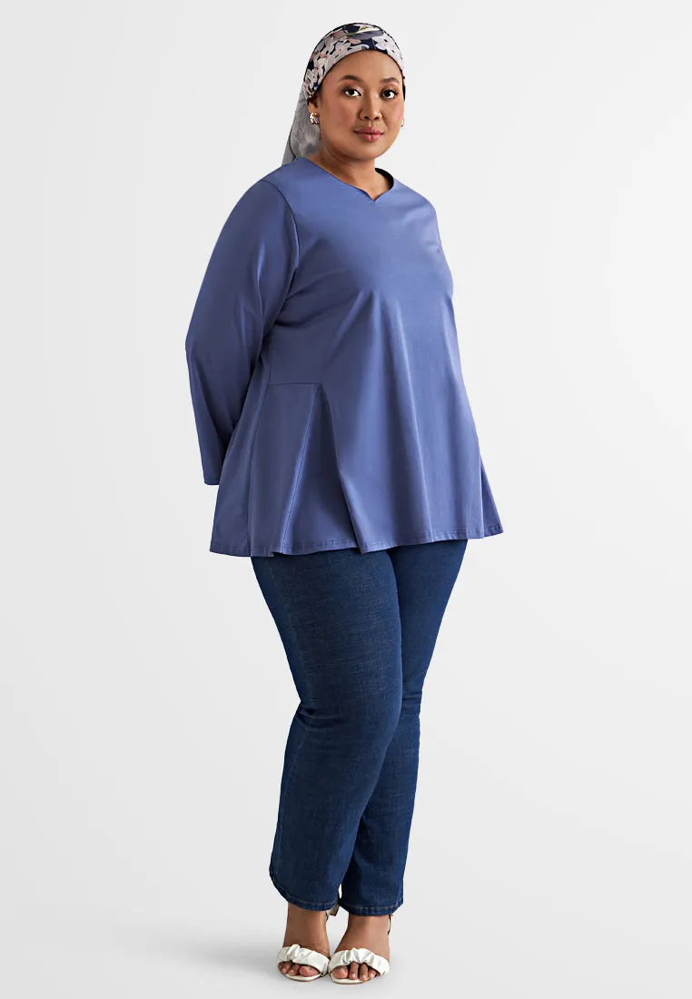 Casie EVERYDAY Long Sleeve Peplum Tee