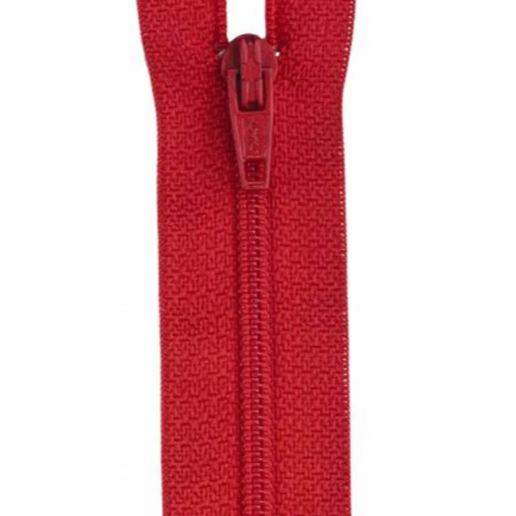 Coats All-Purpose Plastic Zipper 16in Atom Red