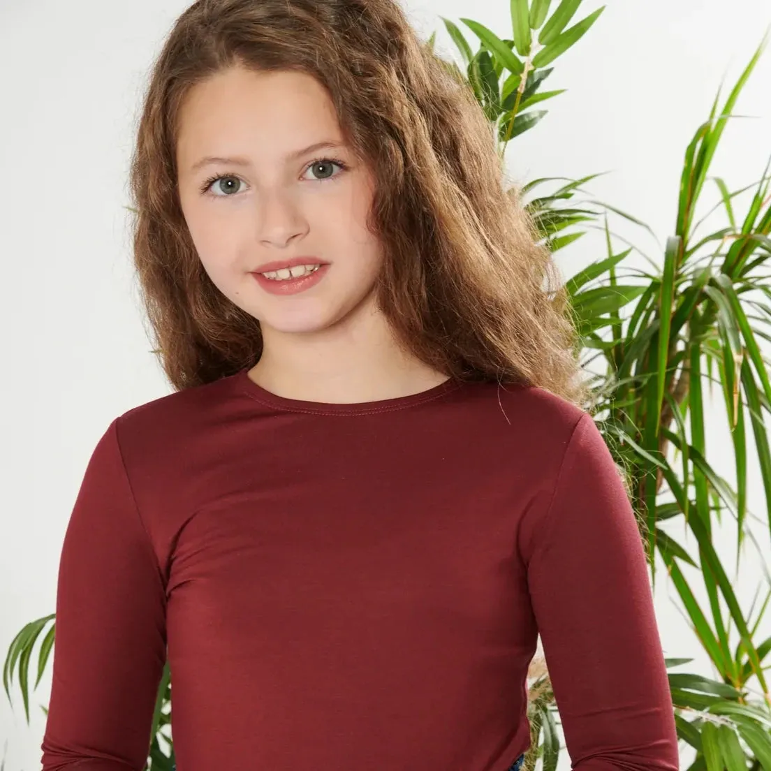 Girls 3/4 Sleeve Lycra T-shirt