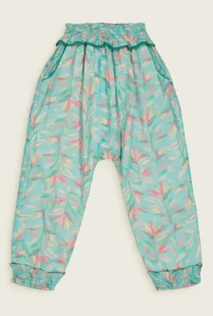 Girls Tropical Floral Harem Pants