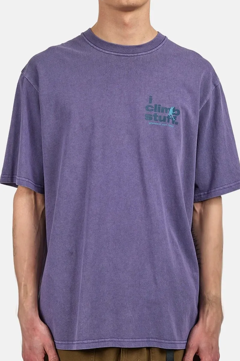 Gramicci I Climb Stuff T-Shirt (Purple Pigment)