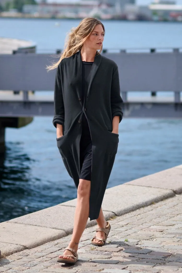 Henriette Steffensen Black Cardigan