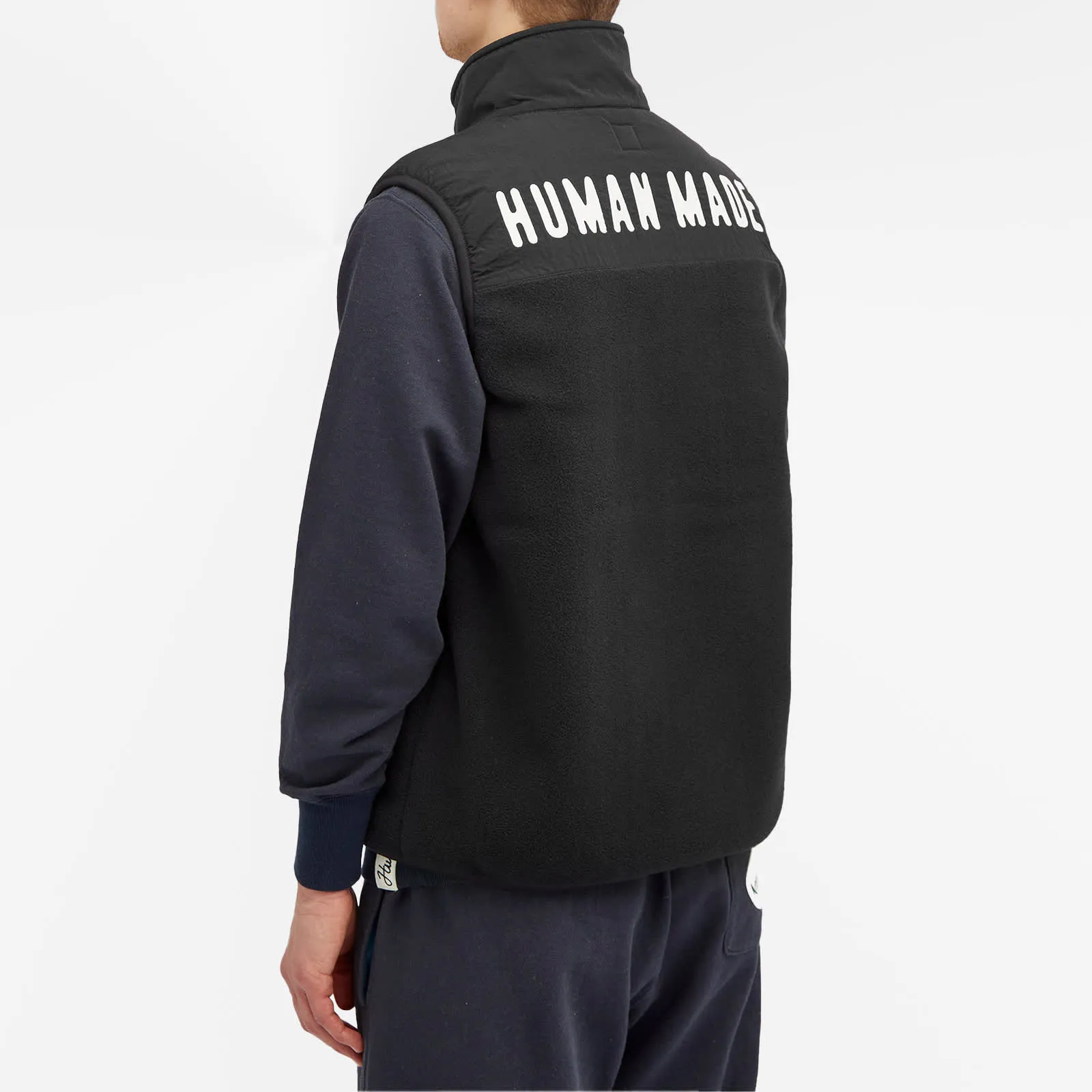 Human Made Fleece Vest, black