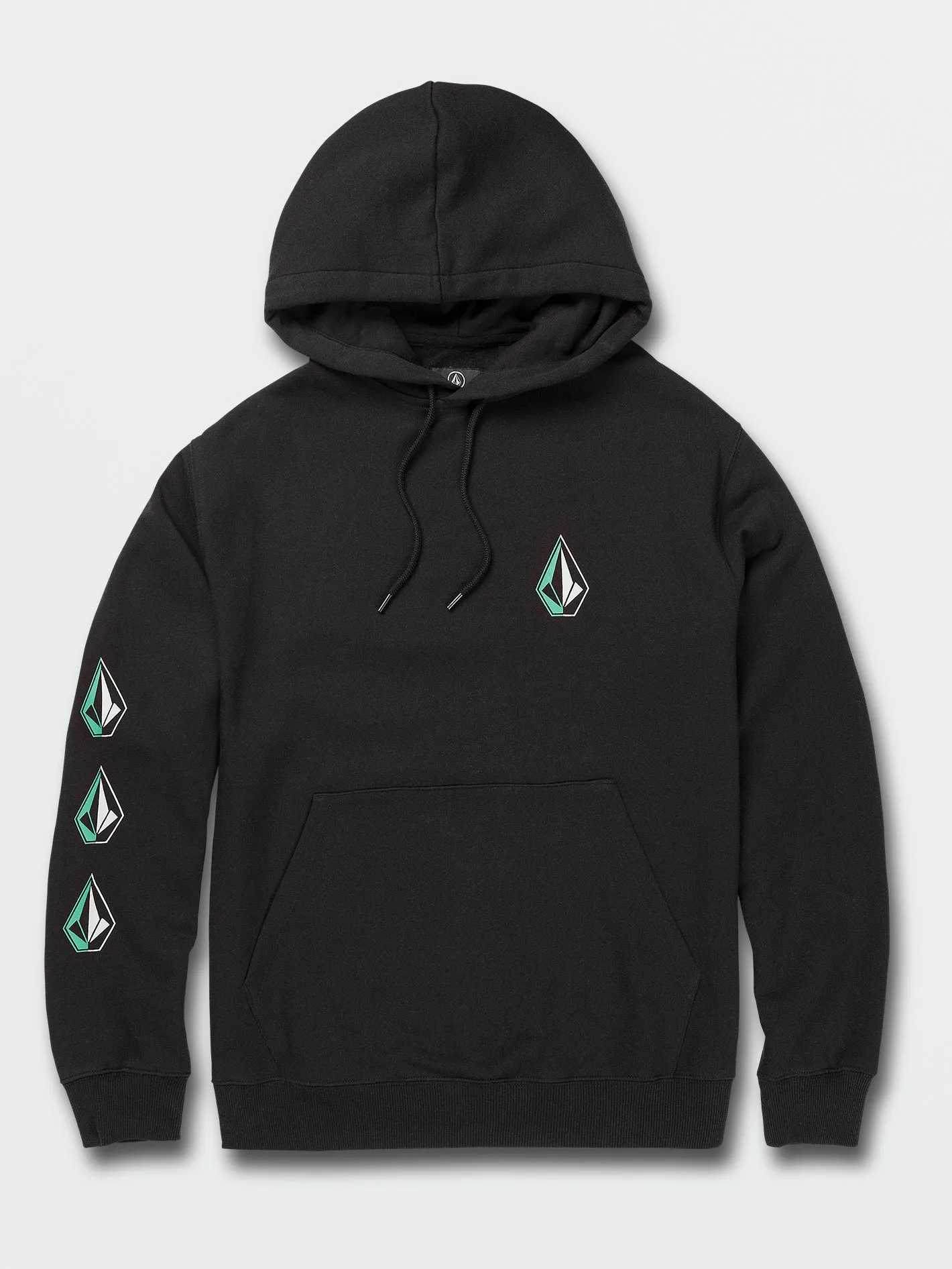 Iconic Stone Hoodie - New Black