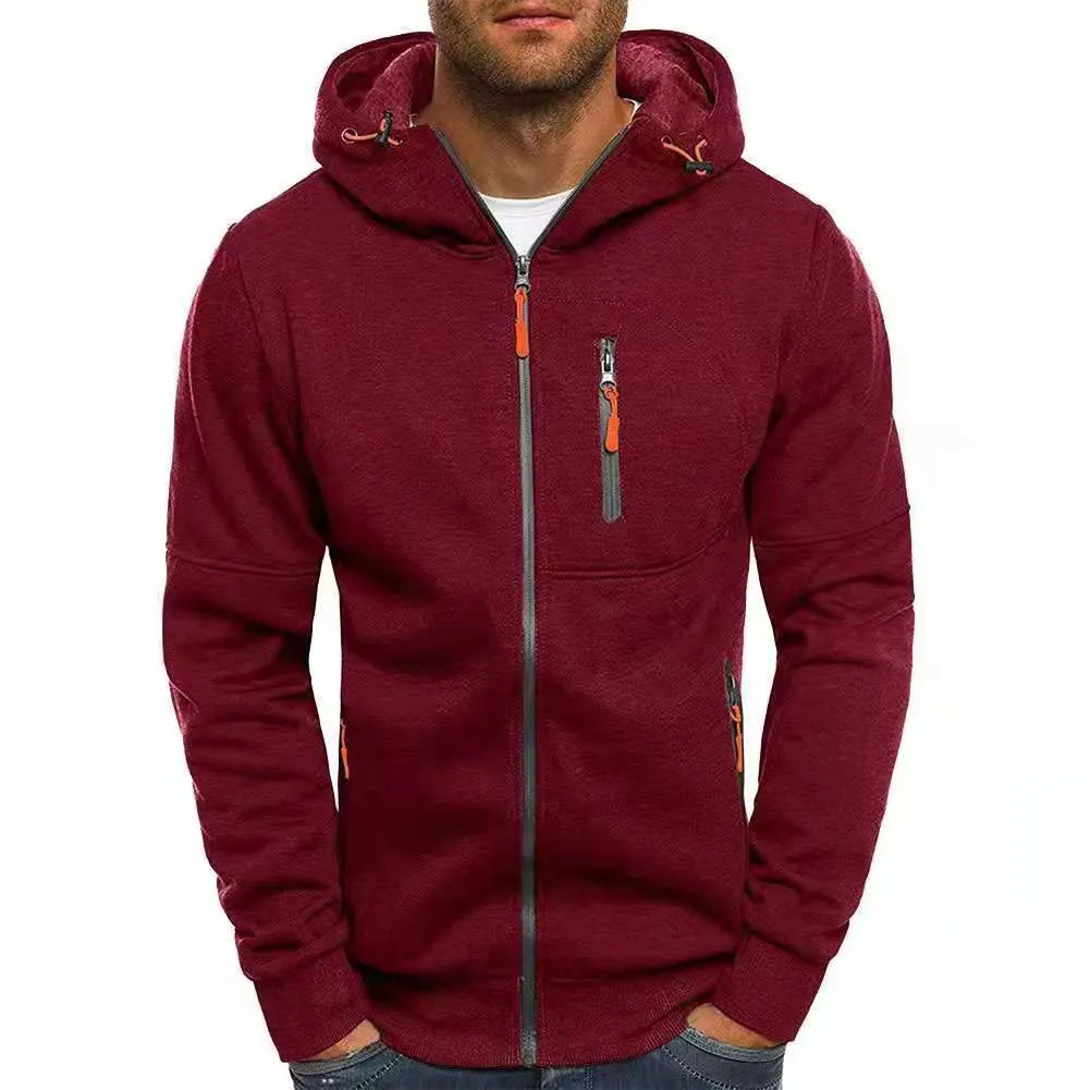 Jacquard Fleece Hoodie for Men