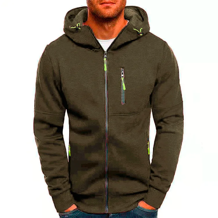 Jacquard Fleece Hoodie for Men