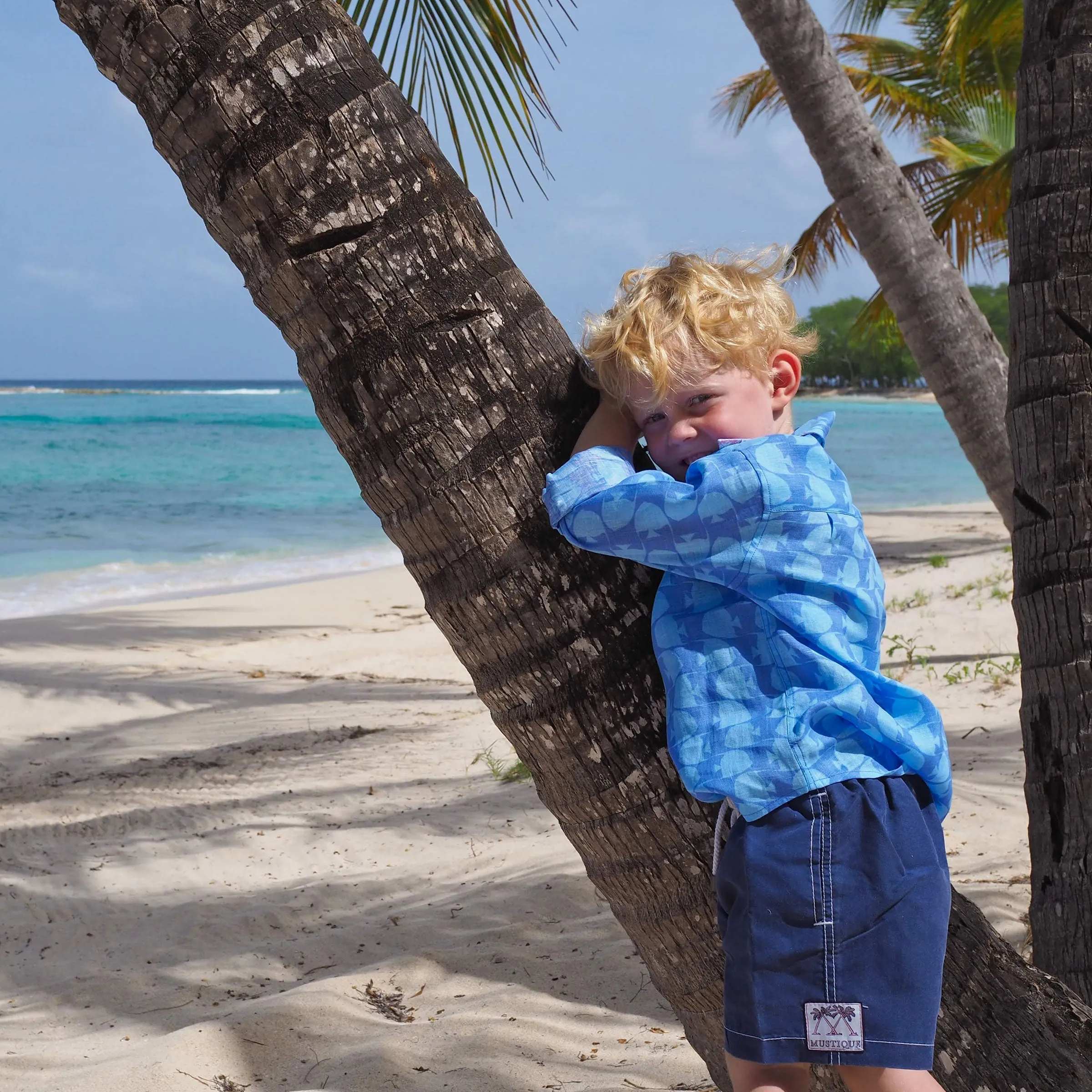 Kids' Linen Shirt FISH