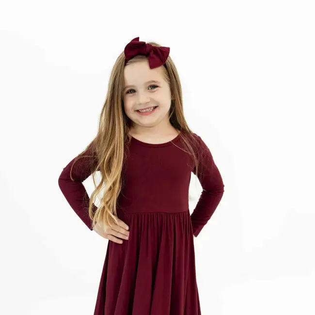 Kyte Baby Bow in Burgundy