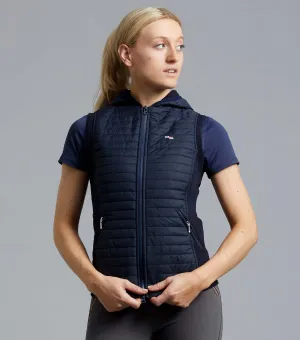 Lamera Ladies Hybrid Technical Riding Gilet Navy