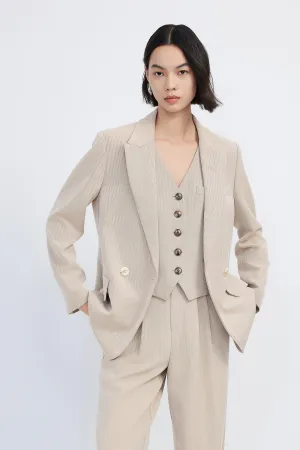 LILY Double-Breasted Suit Jacket