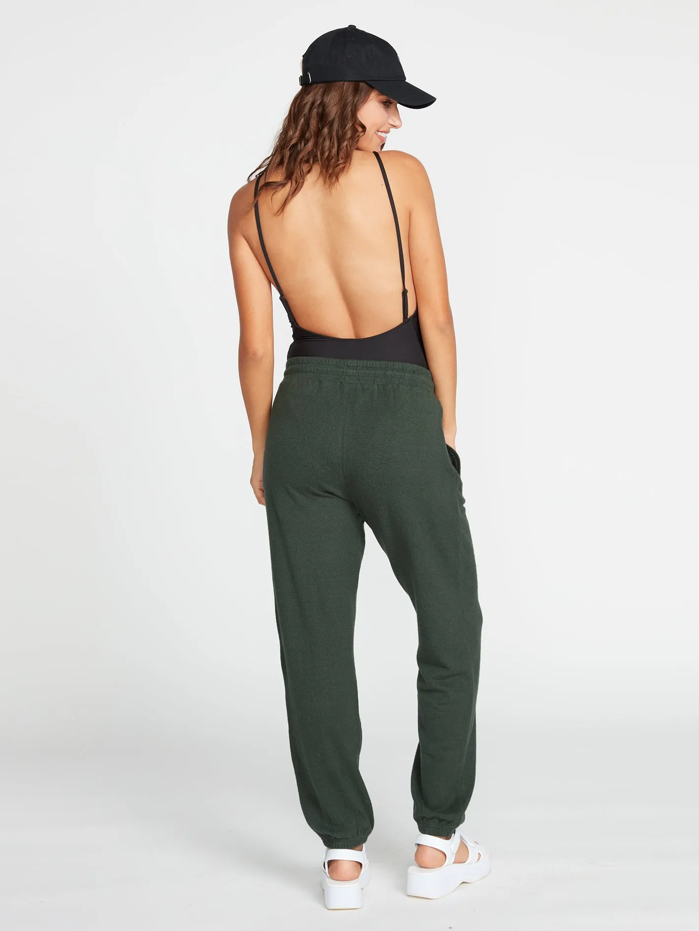 Lived In Lounge Fleece Pants - Dark Pine