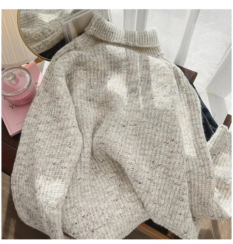 long-sleeved sweater for women soft sweater     S4869