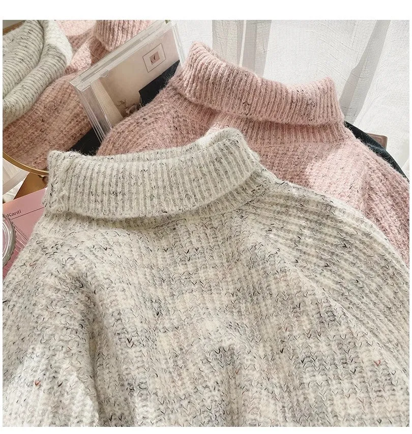 long-sleeved sweater for women soft sweater     S4869