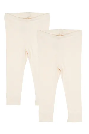 MELANGE 2-PACK LEGGINGS - CREAM MELANGE