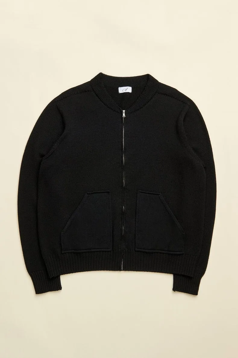 Melo Varsity Zip Cardigan