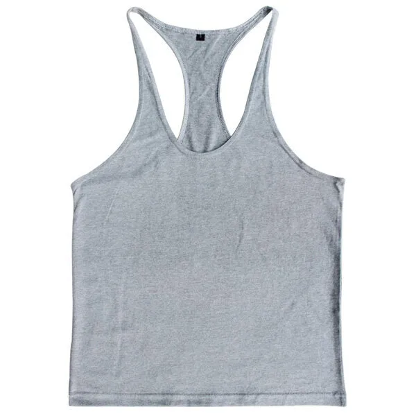 Men Summer Cotton Plain Gym Tank Top Sleeveless T-shirt Workout Bodybuilding Singlet