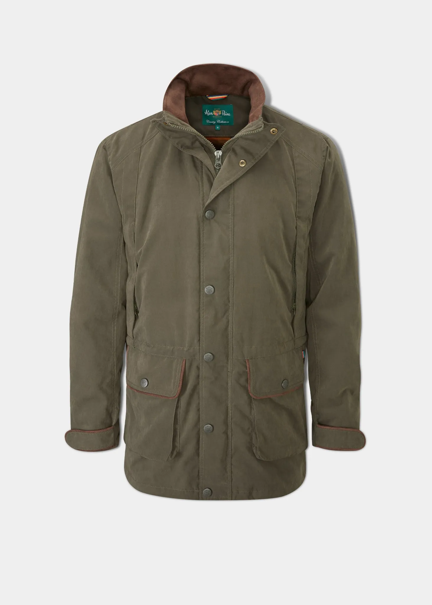 Milwood Men's Waterproof Shooting Coat In Olive - Shooting Fit