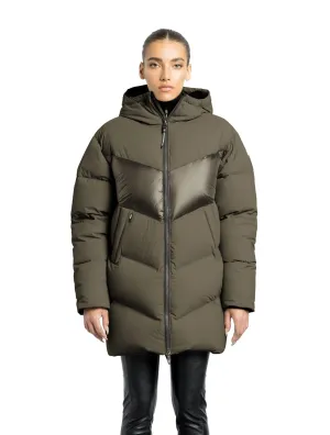 NOBIS ISLA - Women's Chevron Quilted Puffer Jacket