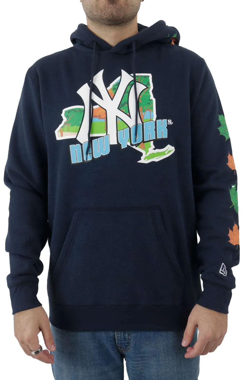 NY Yankees Stateview Graphic Hoodie