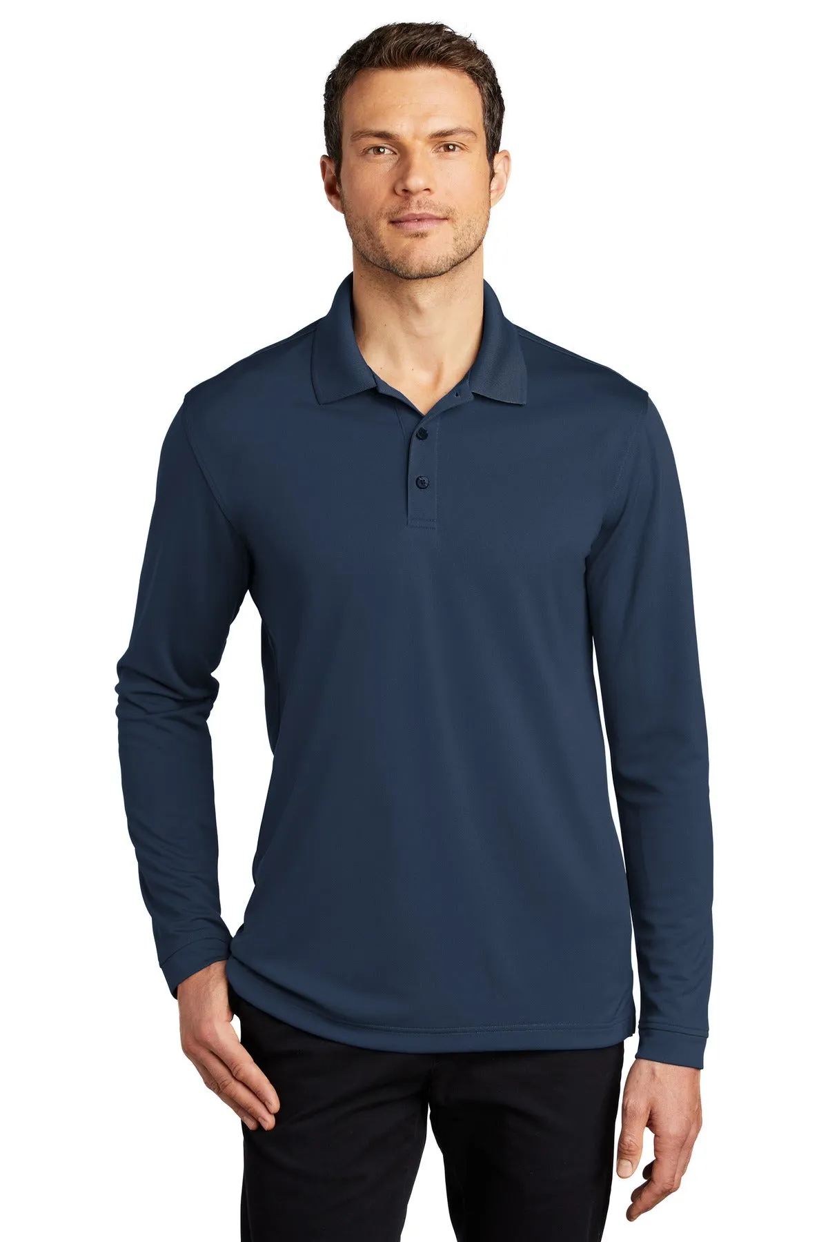 Port Authority ® Dry Zone ® UV Micro-Mesh Long Sleeve Polo K110LS