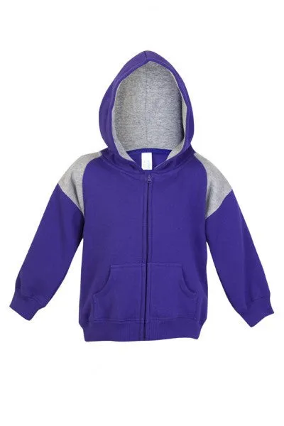 Ramo Kids Shoulder Contrast Panel Hoodies with Zipper (F335ZZ)