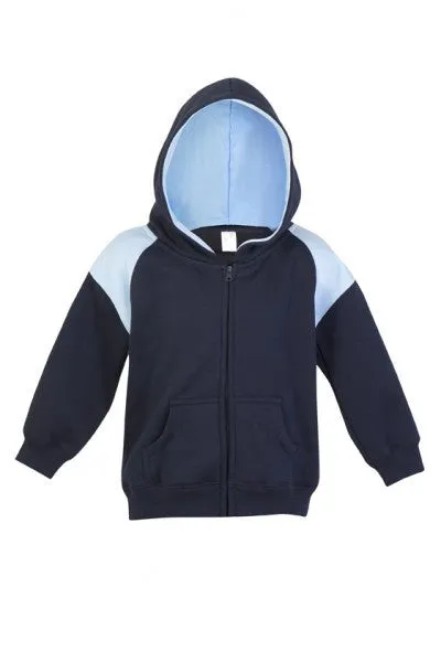 Ramo Kids Shoulder Contrast Panel Hoodies with Zipper (F335ZZ)