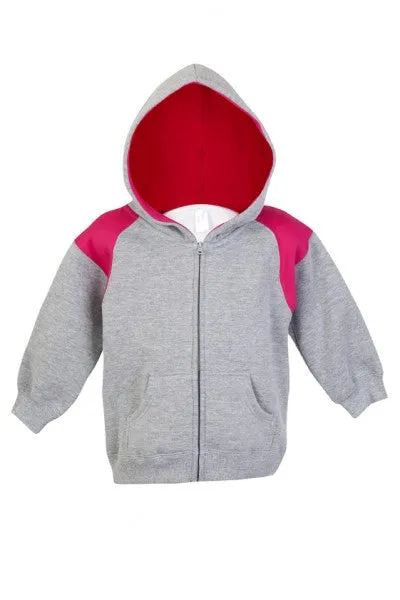 Ramo Kids Shoulder Contrast Panel Hoodies with Zipper (F335ZZ)