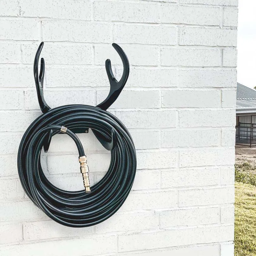 Reindeer Garden Hose Wall Mount