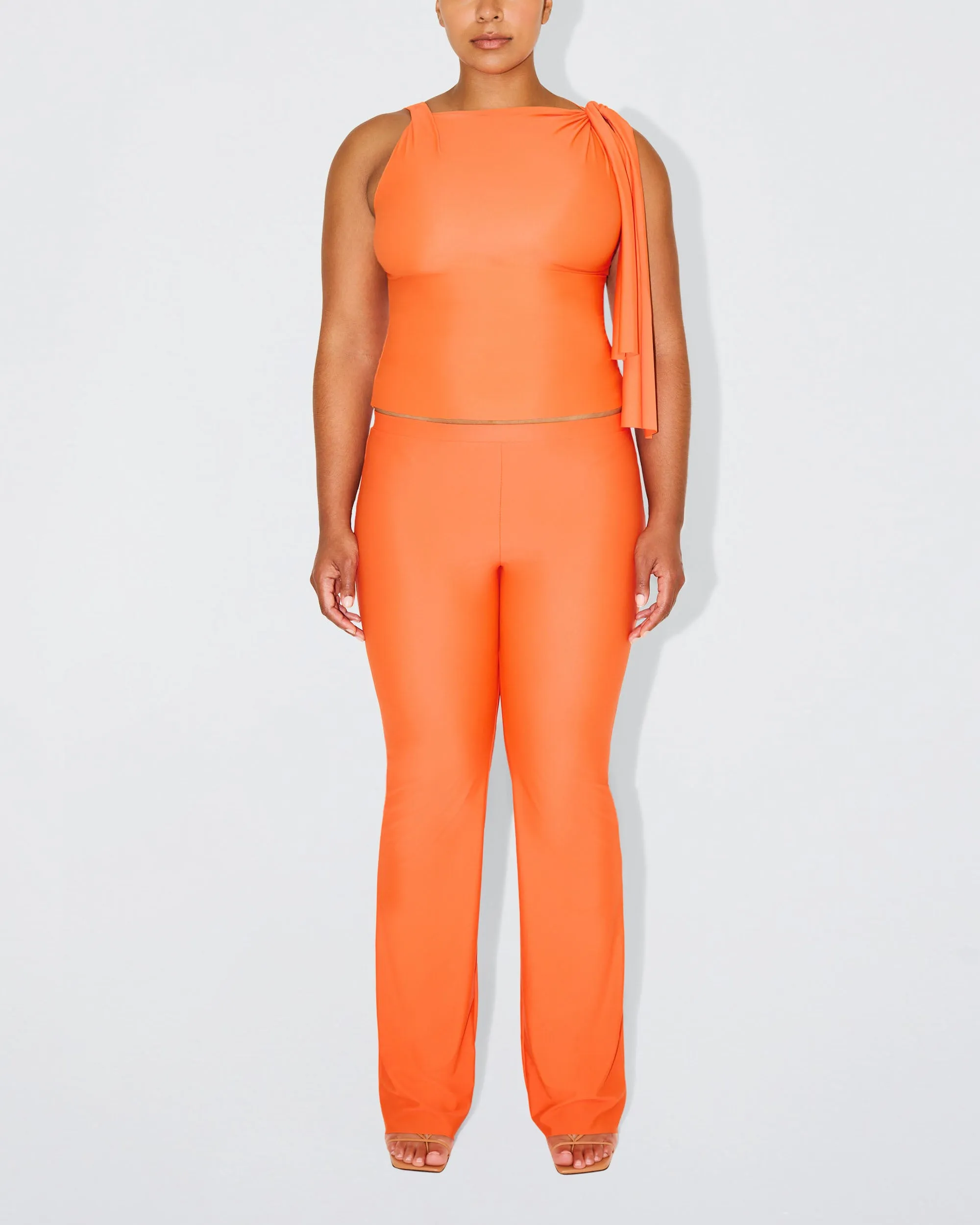 Sleek Stretch Low Rise Pant | Papaya