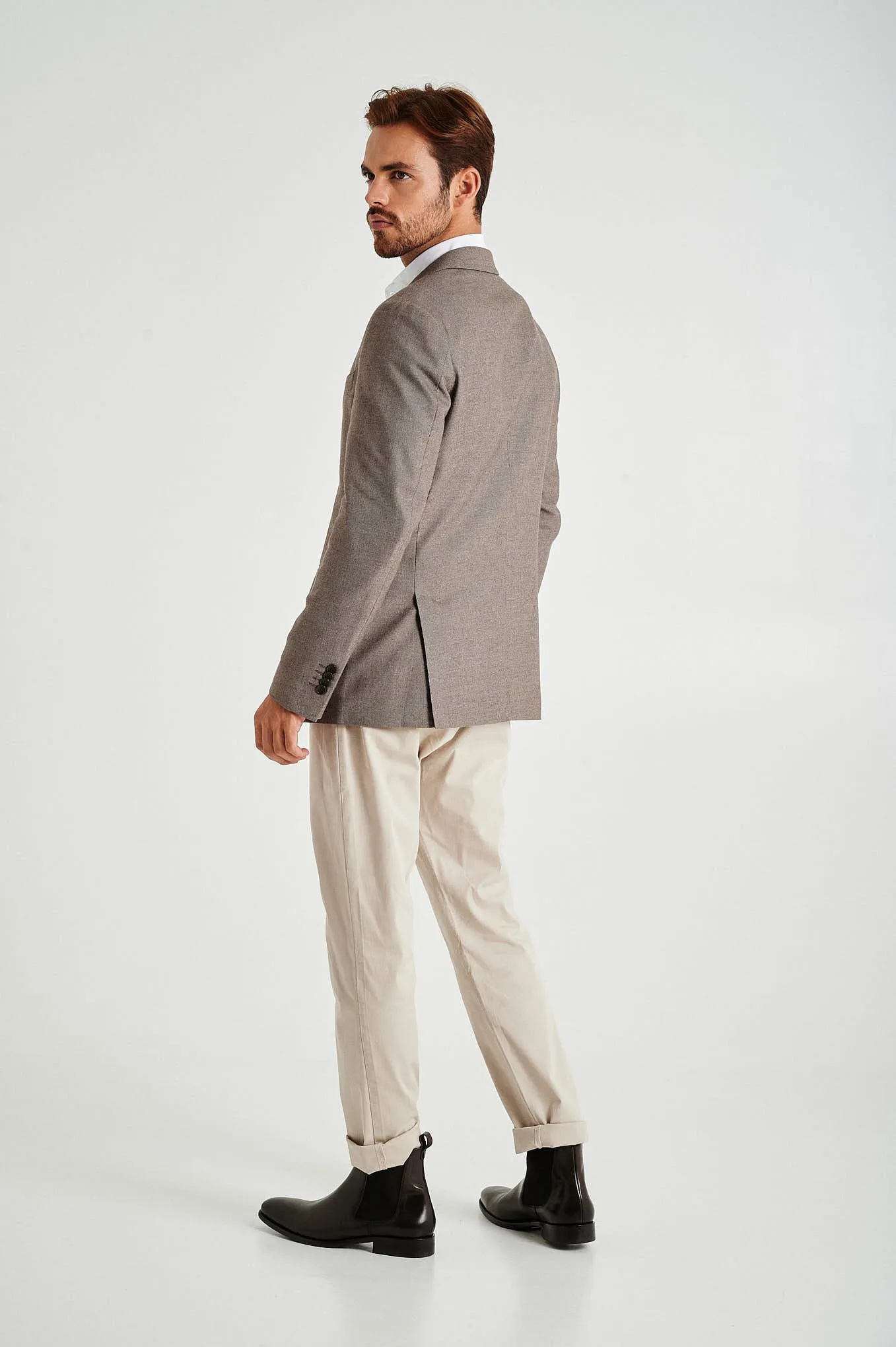 Slim fit stretch blazer