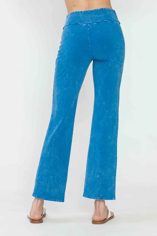 Straight Fit Pants  - Deep Azure