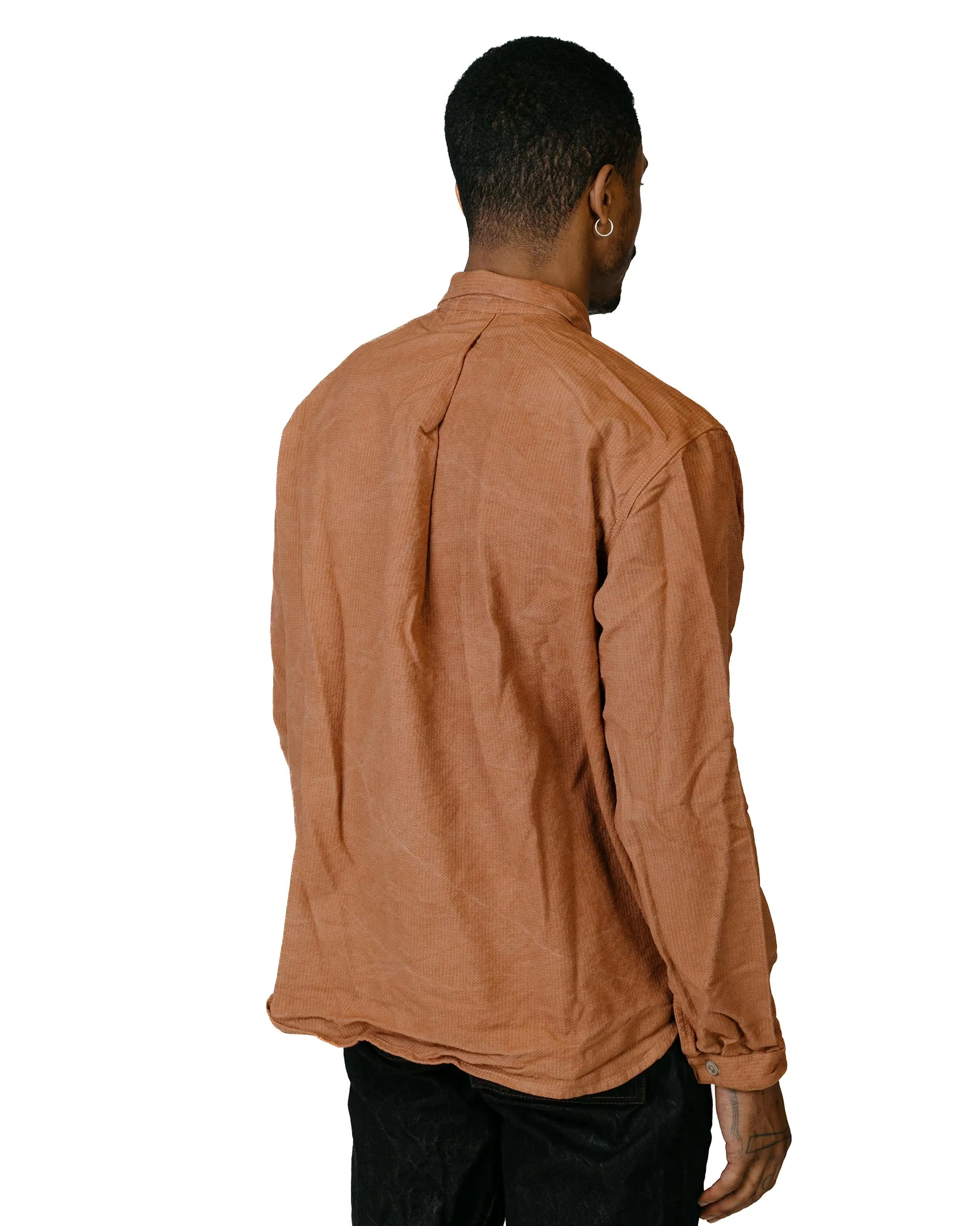 Tender Type 462 Millwheel Shirt Barley Twist Cotton Twill Tan Wattle Dyed