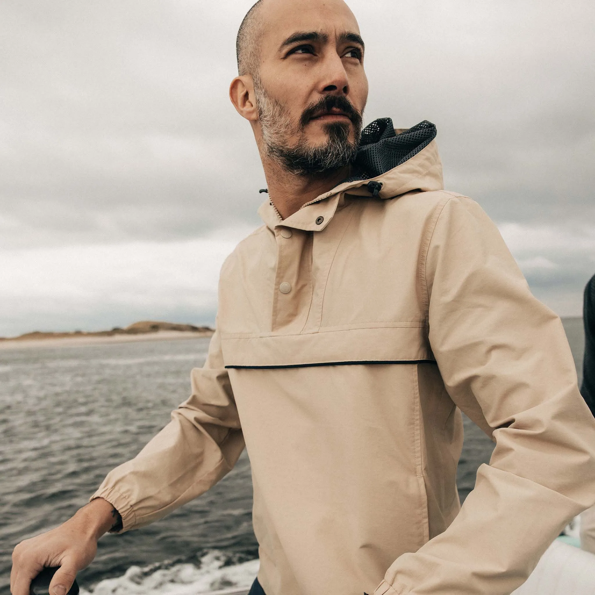 The Chapman Anorak in Light Khaki 60/40