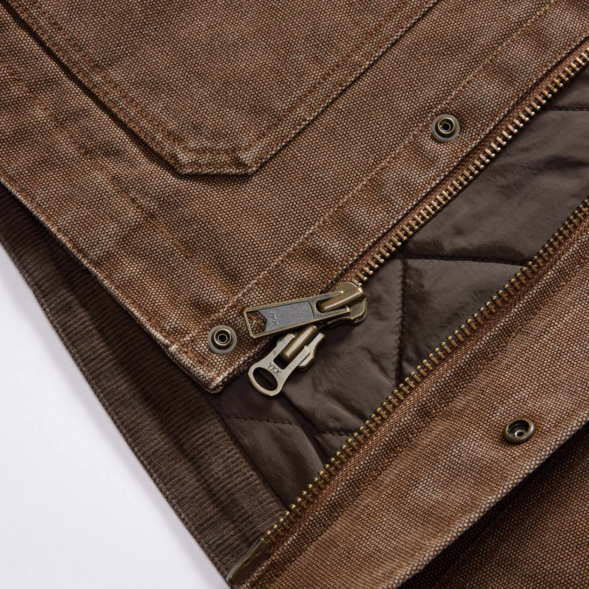 The Workhorse Jacket in Aged Penny Chipped Canvas