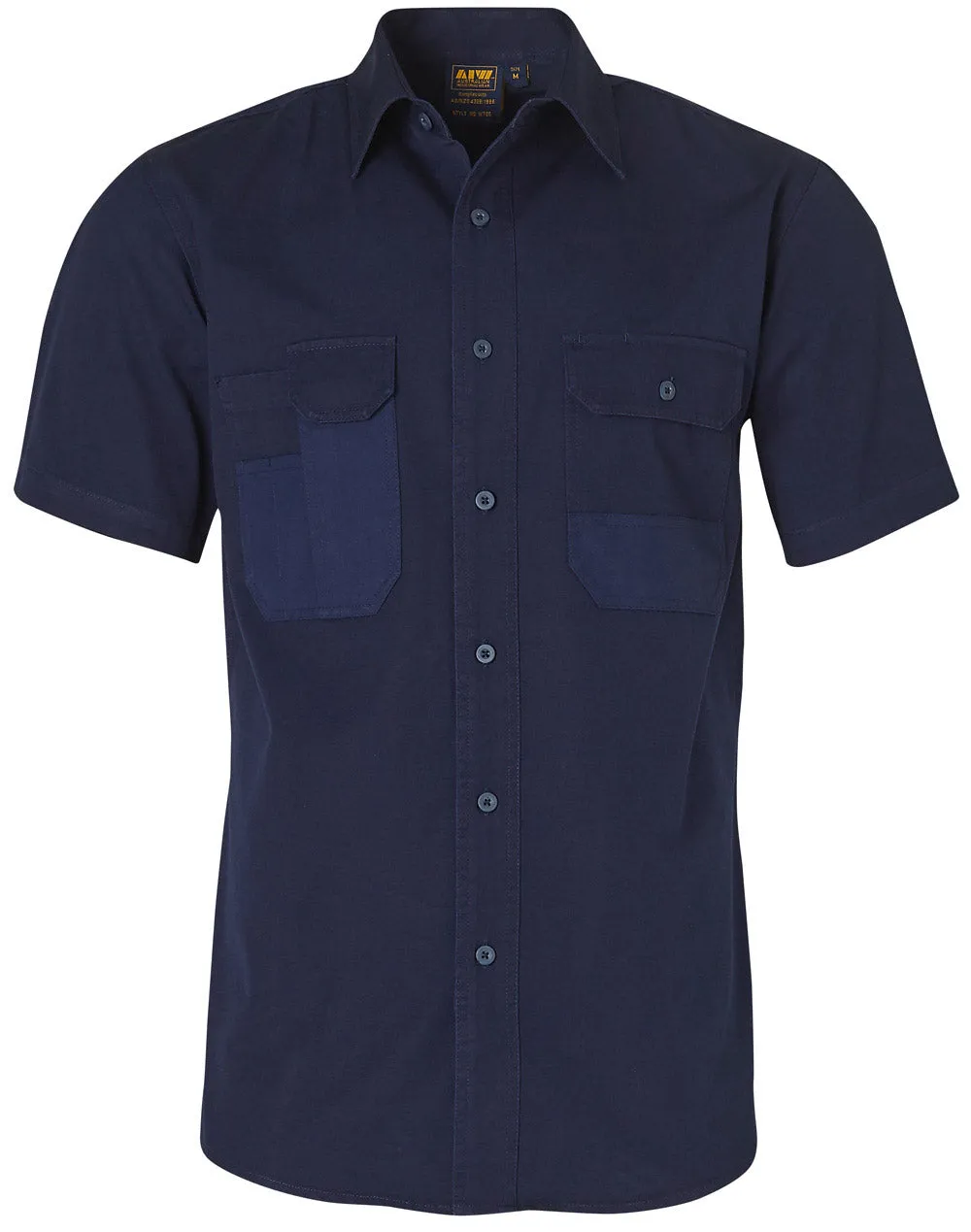 WT05 Durable Short Sleeve Work Shirt